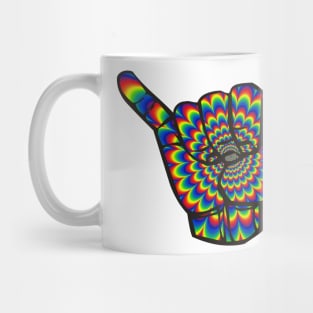 Psychedelic Hang Loose Graphic Logo Mug